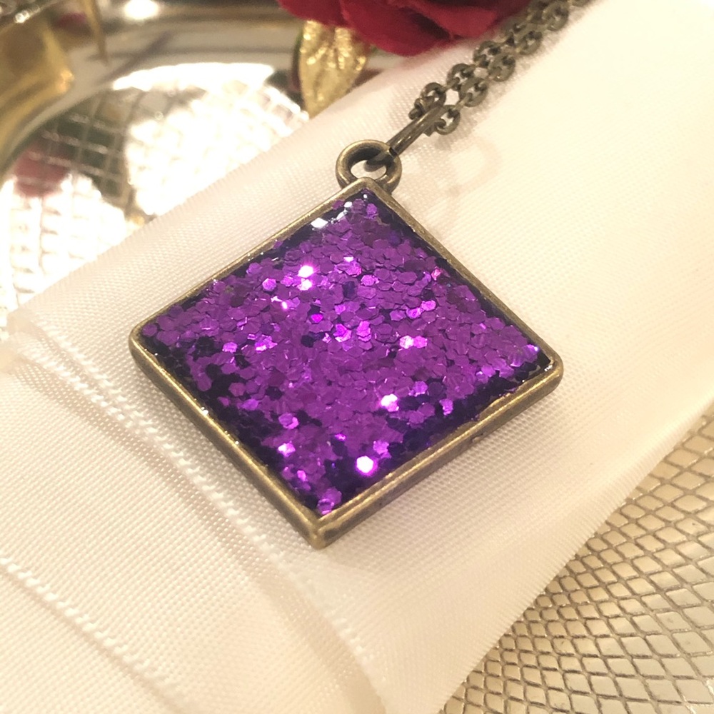 Royal purple pendant
